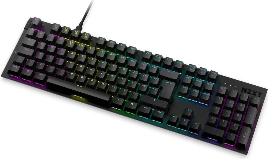 Tastierë NZXT Function KB-1FSUK-BR - USB, e zezë