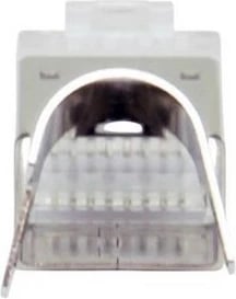 Steker rrjeti EQUIP Cat.8 RJ45, set 50 copë, i mbrojtur, gri
