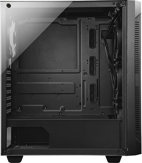 Kasë Chieftec Hunter GS-01B-OP, midi tower, xham i temperuar, RGB, e zezë Kasë Chieftec Hunter GS-01B-OP, midi tower, xham i temperuar, RGB, e zezë
