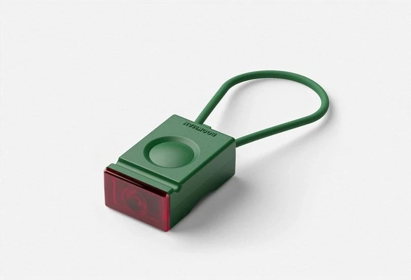 Dritë biçiklete BOOKMAN Block Light Rear 18lm, e gjelbër