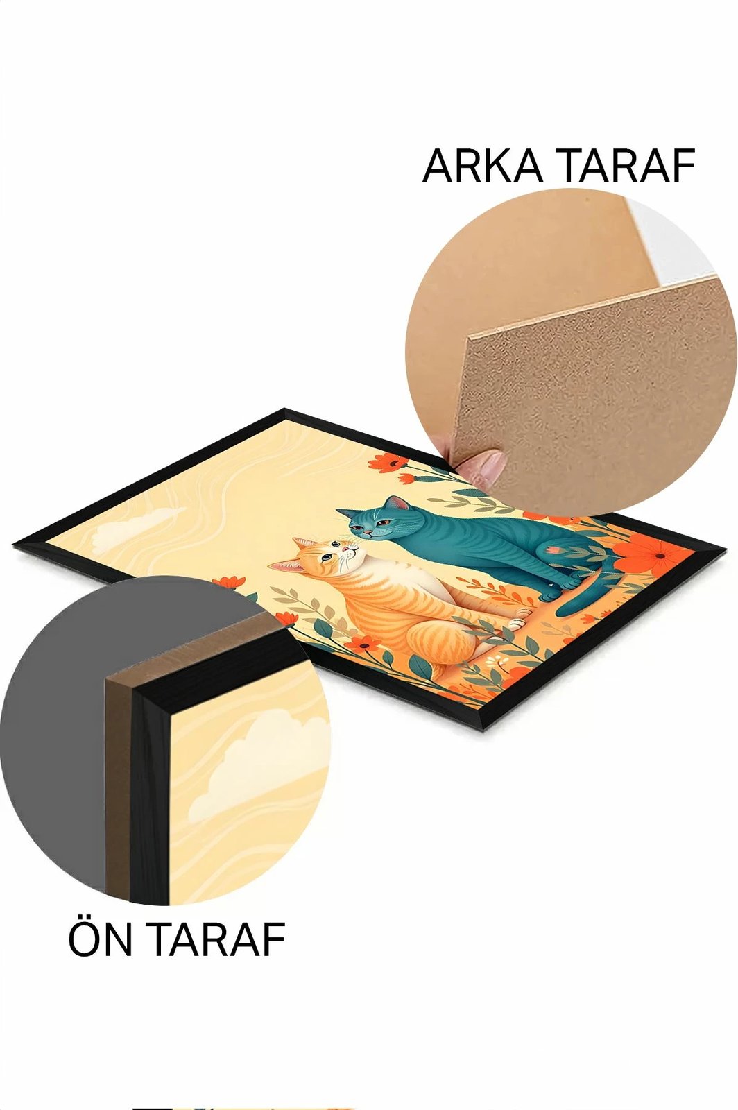 Pikturë dekorative, shumëngjyrëshe, Arthynmodel2030-5, 20x30cm