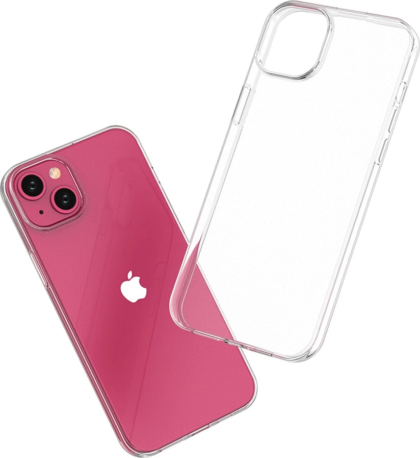 Mbështjellës Hurtel Ultra Clear për iPhone 15 Plus, Transparent