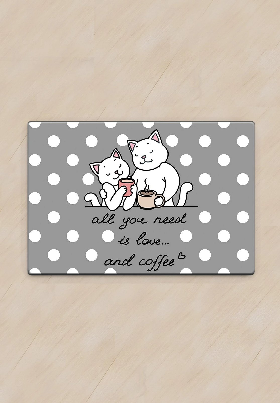 Tapet për rërë maceje, Paws & Whiskers, Poina, shumëngjyrësh, 40x60cm