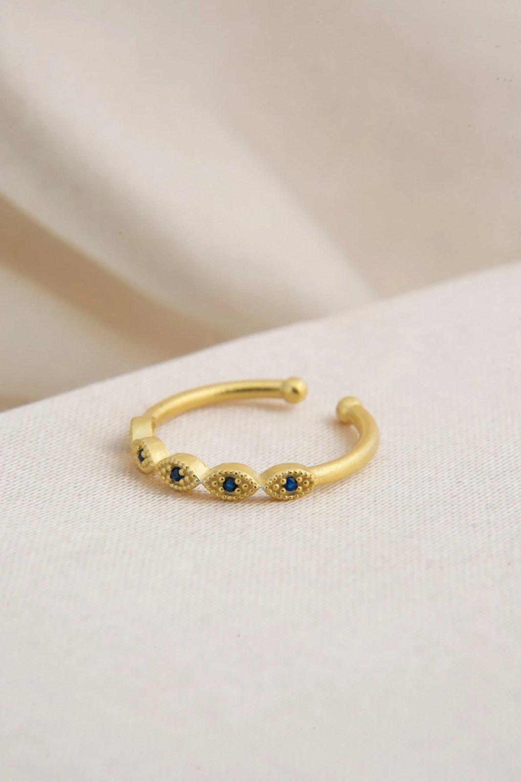 Unazë argjendi Elika, ngjyrë ari, FA182802