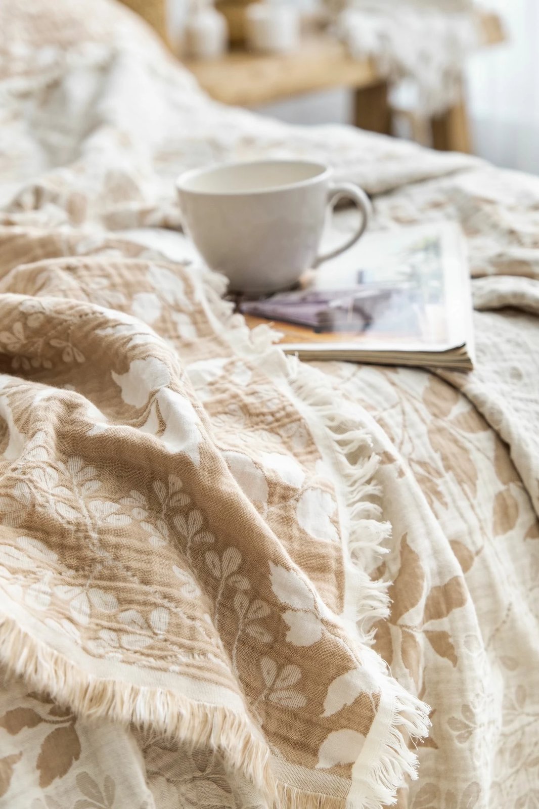 Set mbulesë dysheku dopio Amore, ngjyrë bezhë, L'essentiel