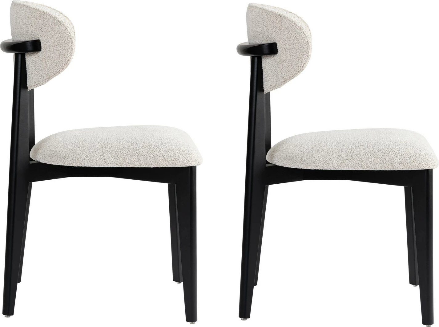 Set karrigesh (2 copë) Skye Decor, Lionte, e bardhë, e zezë