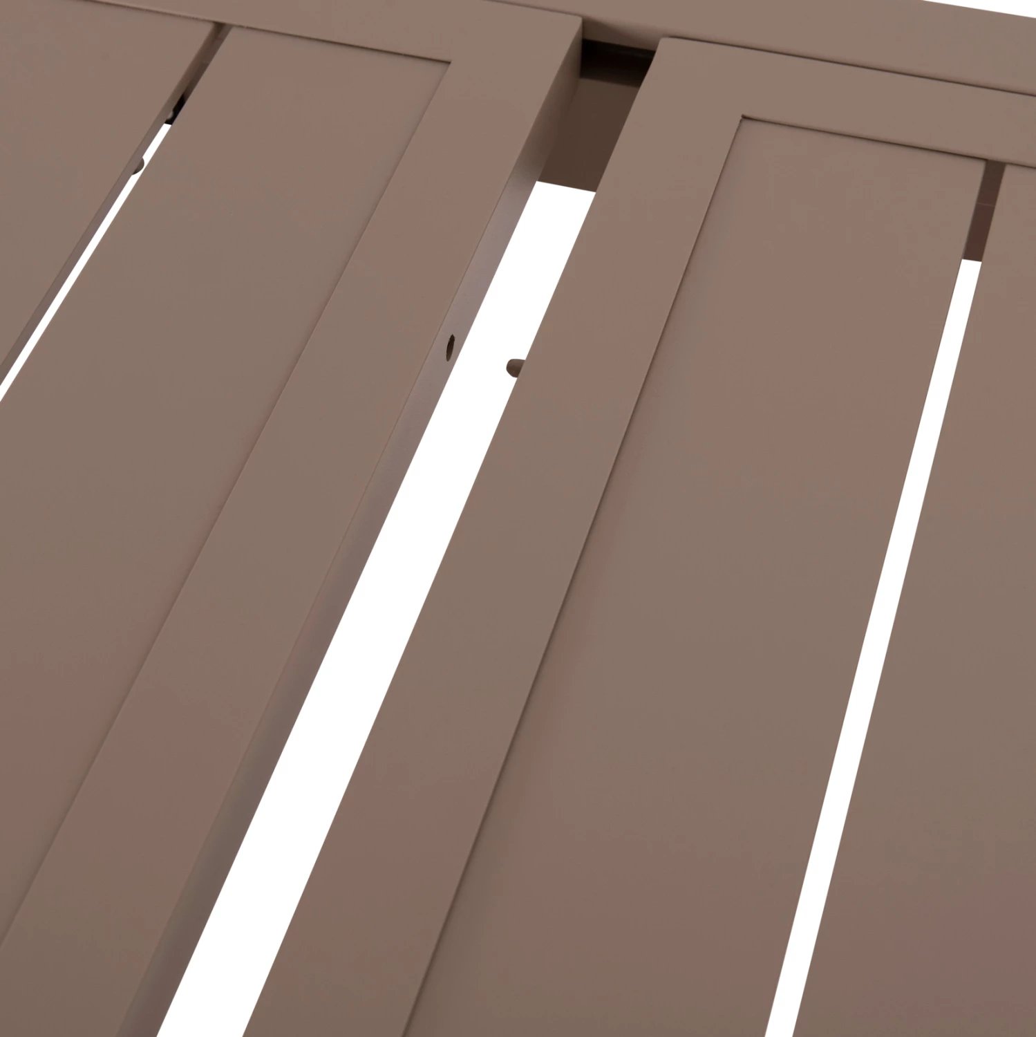 Tavolinë ngrënieje e zgjatshme KRUM, alumin, ngjyrë kapuçino, FH6277.04, 160-240x90x73cm