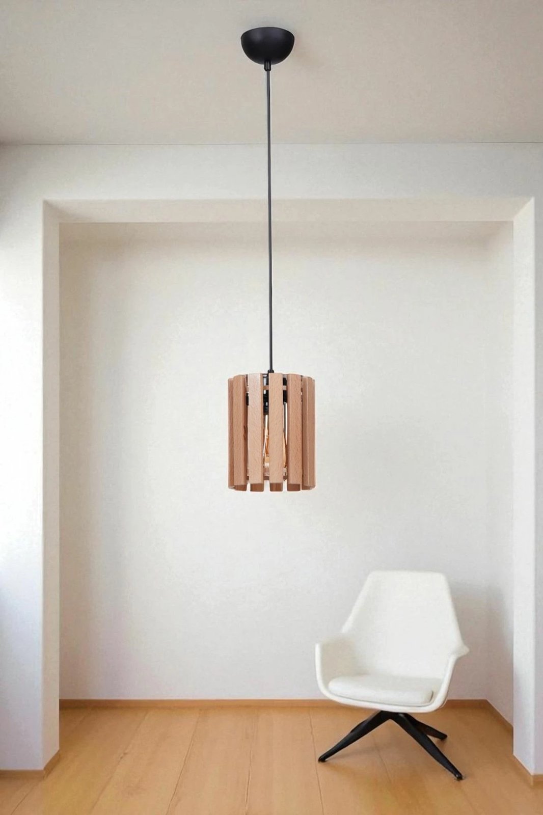 Llambë tavani Opviq, ngjyrë lisi dhe e zezë, 9075-1