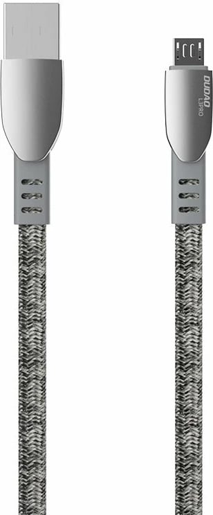 Kabllo USB Dudao L3PROM, 1m, micro USB, 5A, Gri