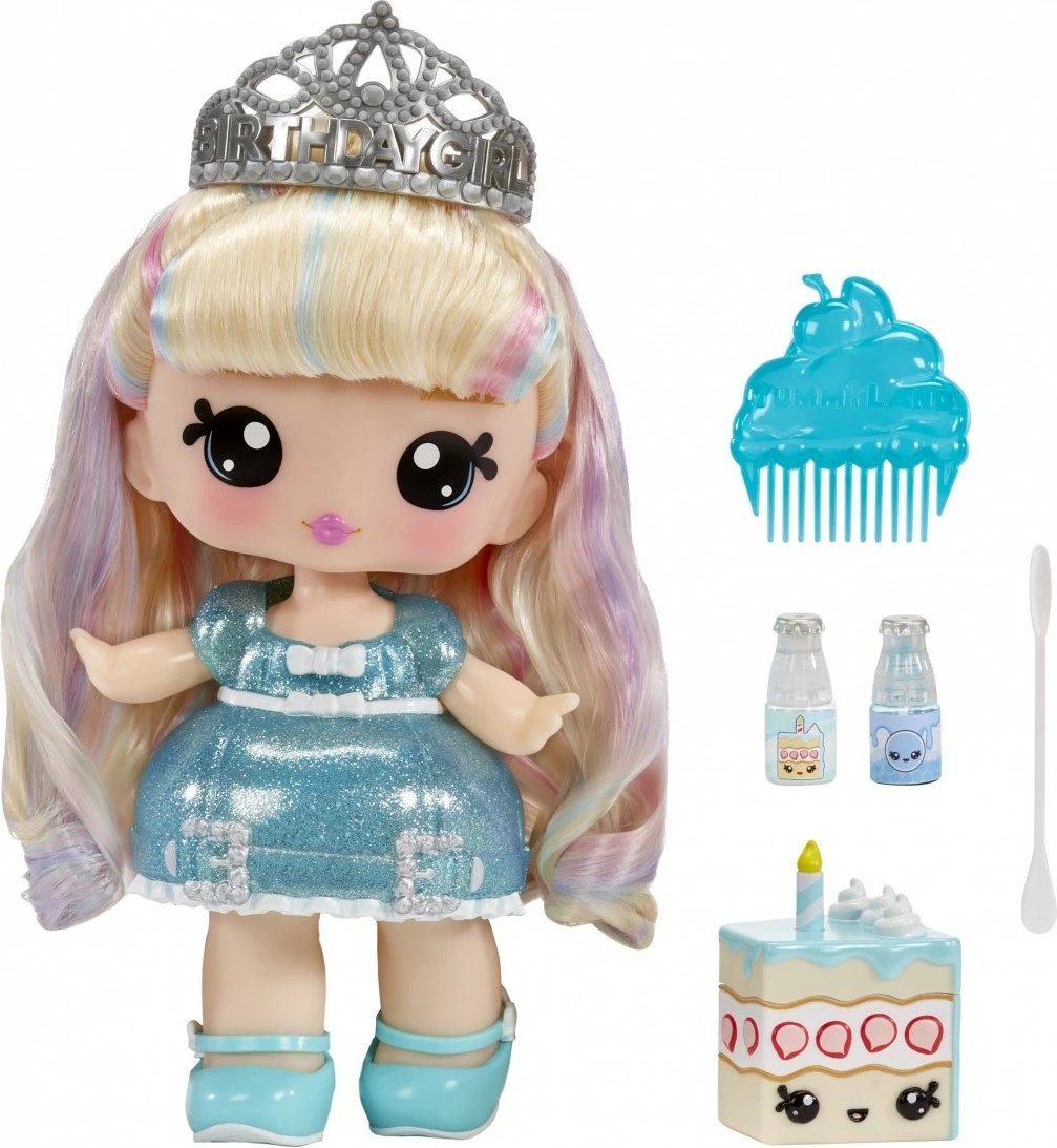 Set lodër kukull Yummiland Large me Lipgloss Pet, Callie Birthday Cake