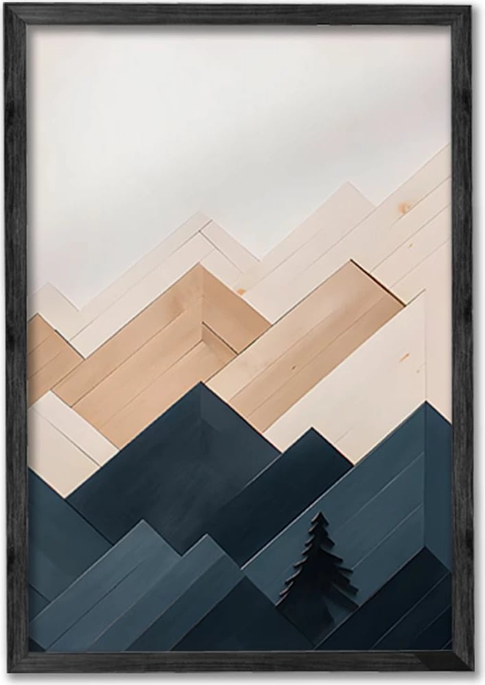 Pikturë dekorative me kornizë (3 copë), Wallity, Ersy3Syhcrv47