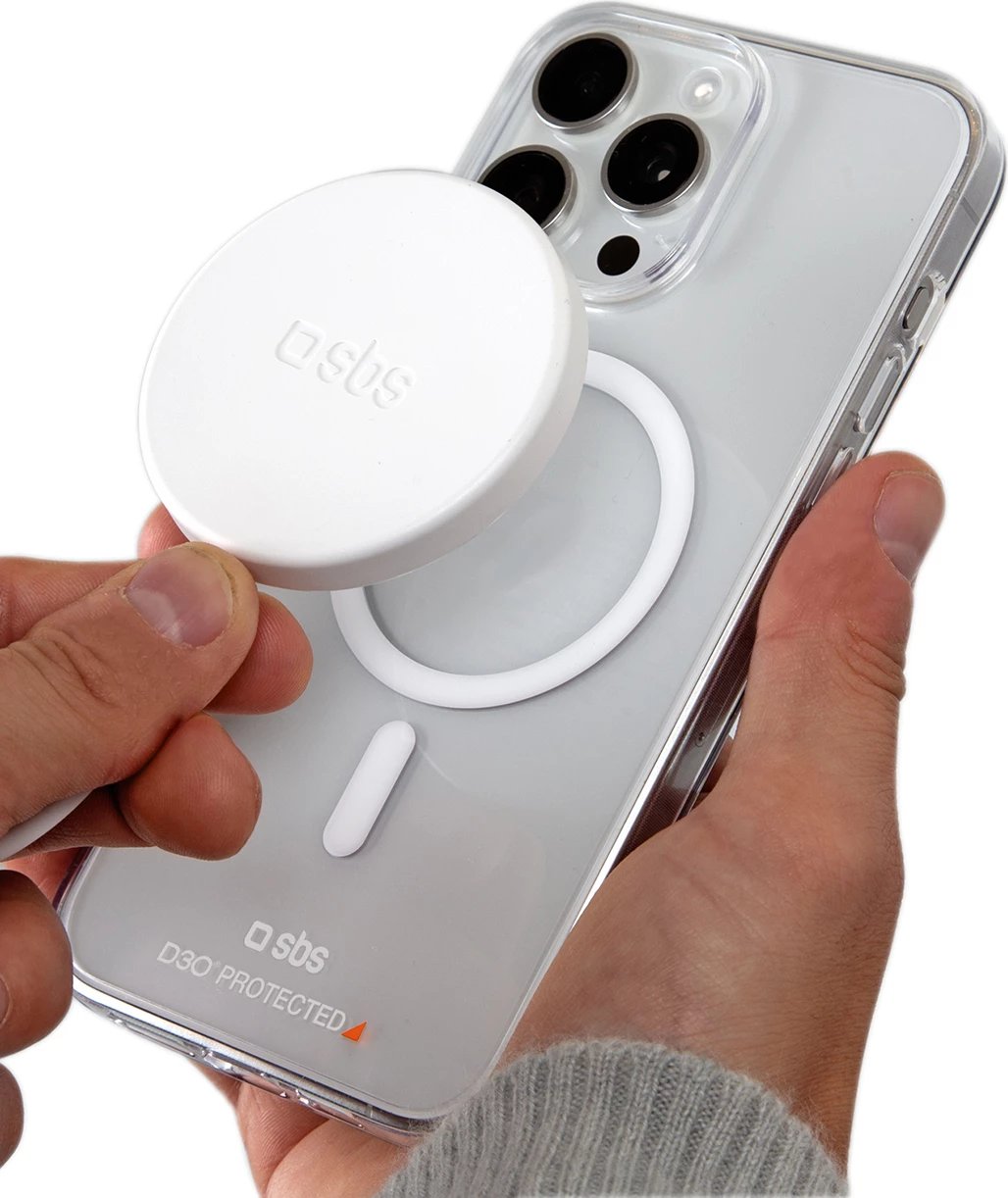 Mbështjellës SBS D3O MagSafe për iPhone 15 Pro, Transparent