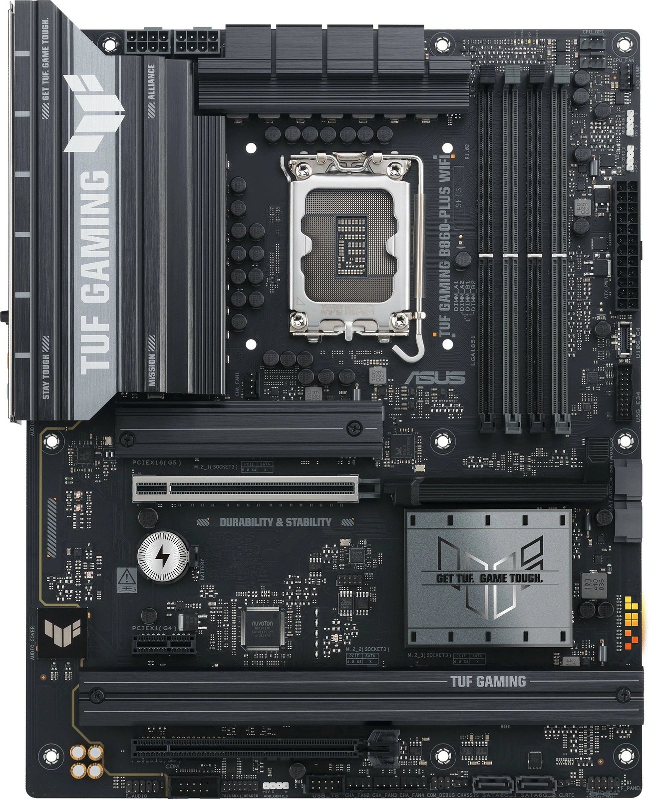 Pllakë amë ASUS TUF GAMING B860-PLUS WIFI, LGA1851, ATX
