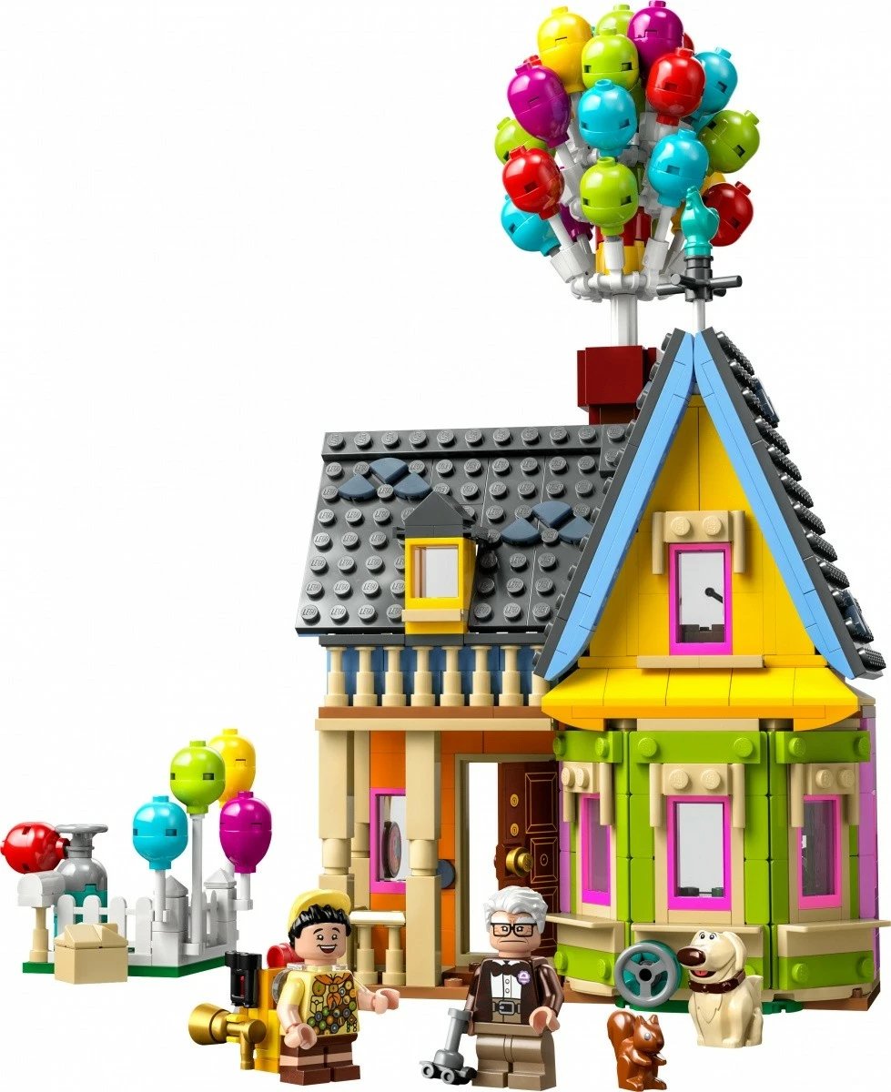 Set LEGO Disney Shtëpia nga filmi Up, 43217, 598 pjesë, shumëngjyrëshe