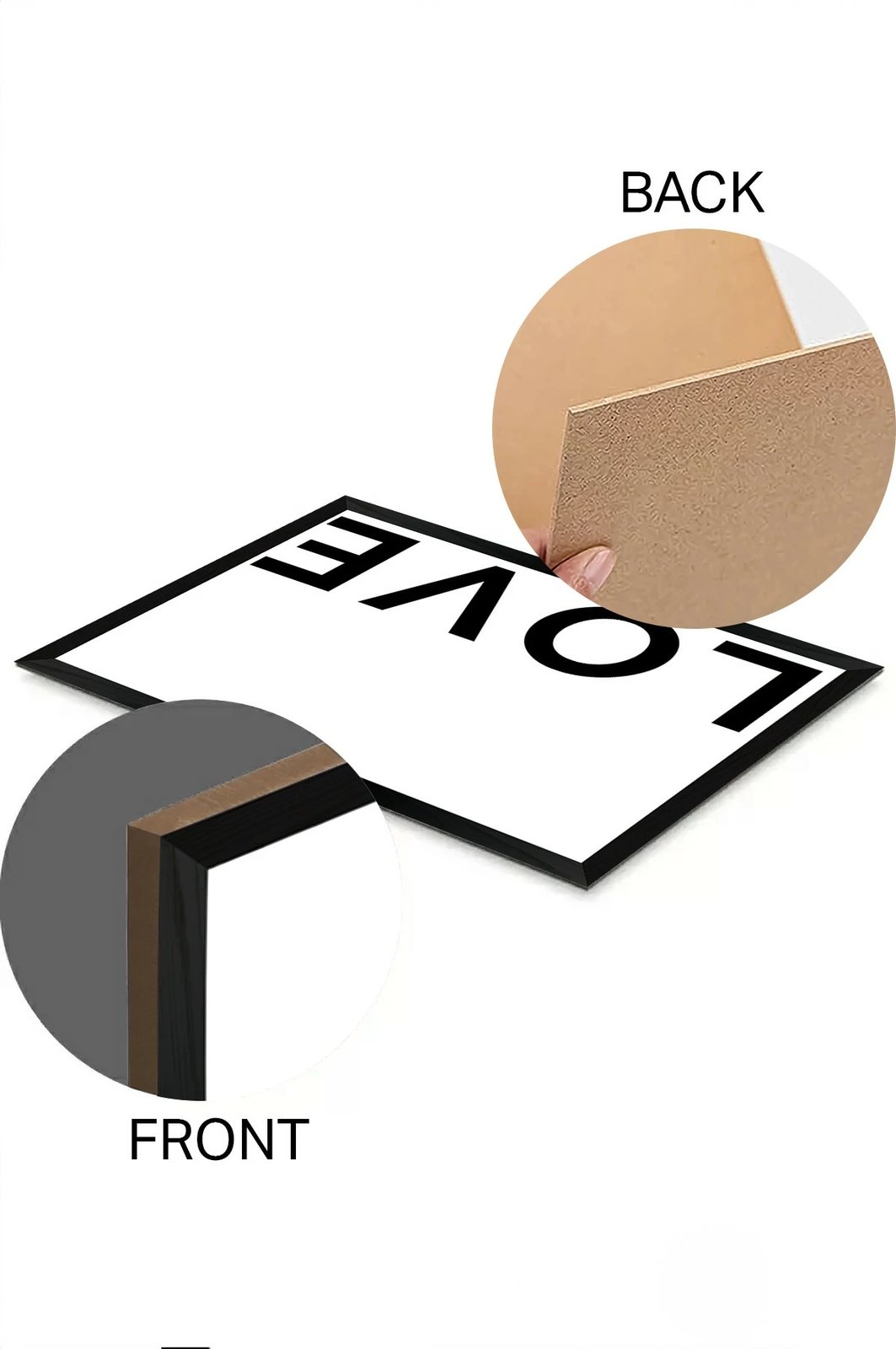 Pikturë dekorative për mur, Wallity, shumëngjyrëshe, 33x48cm