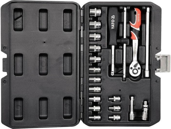 Set i veglave profesionale Yato, 20 copë, 1/4" 14491