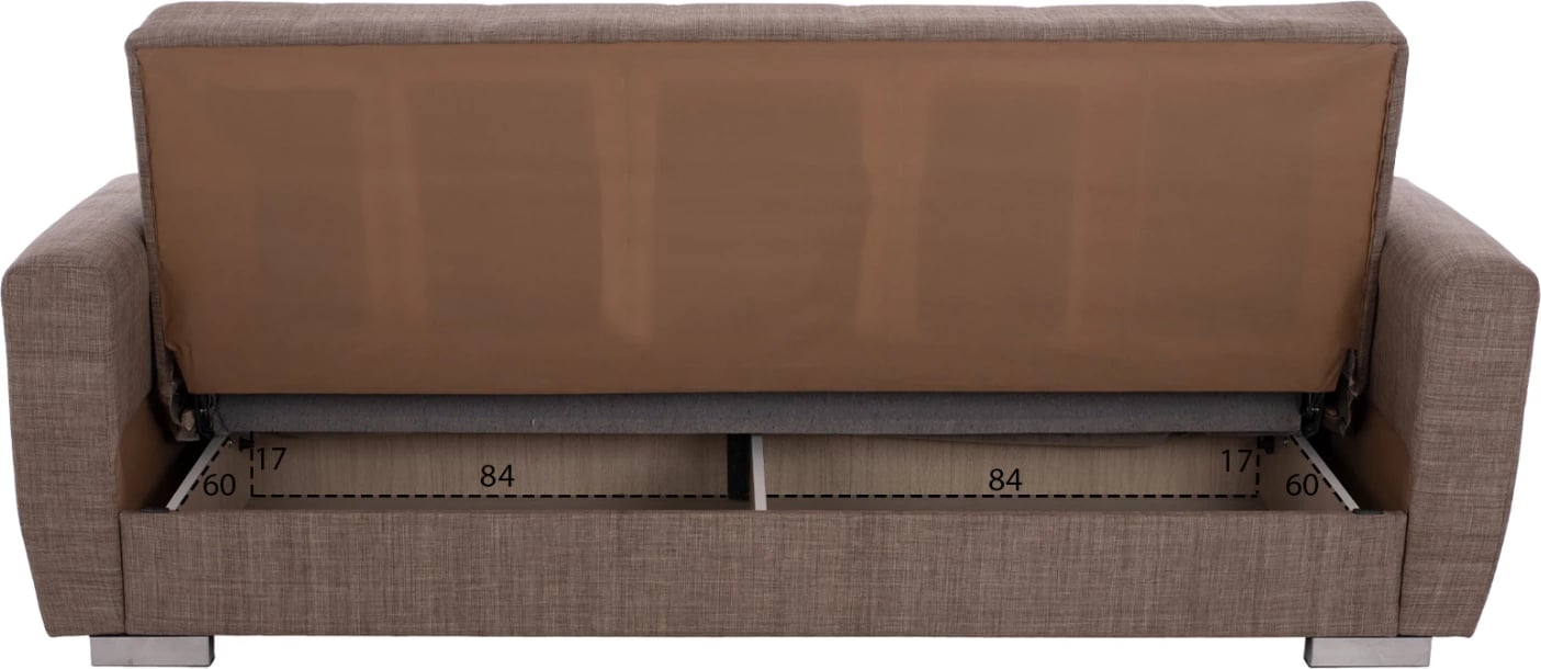 Sofabed 3-vendësh, ngjyrë bezhë, FH3240.02, 215x80x77 cm
