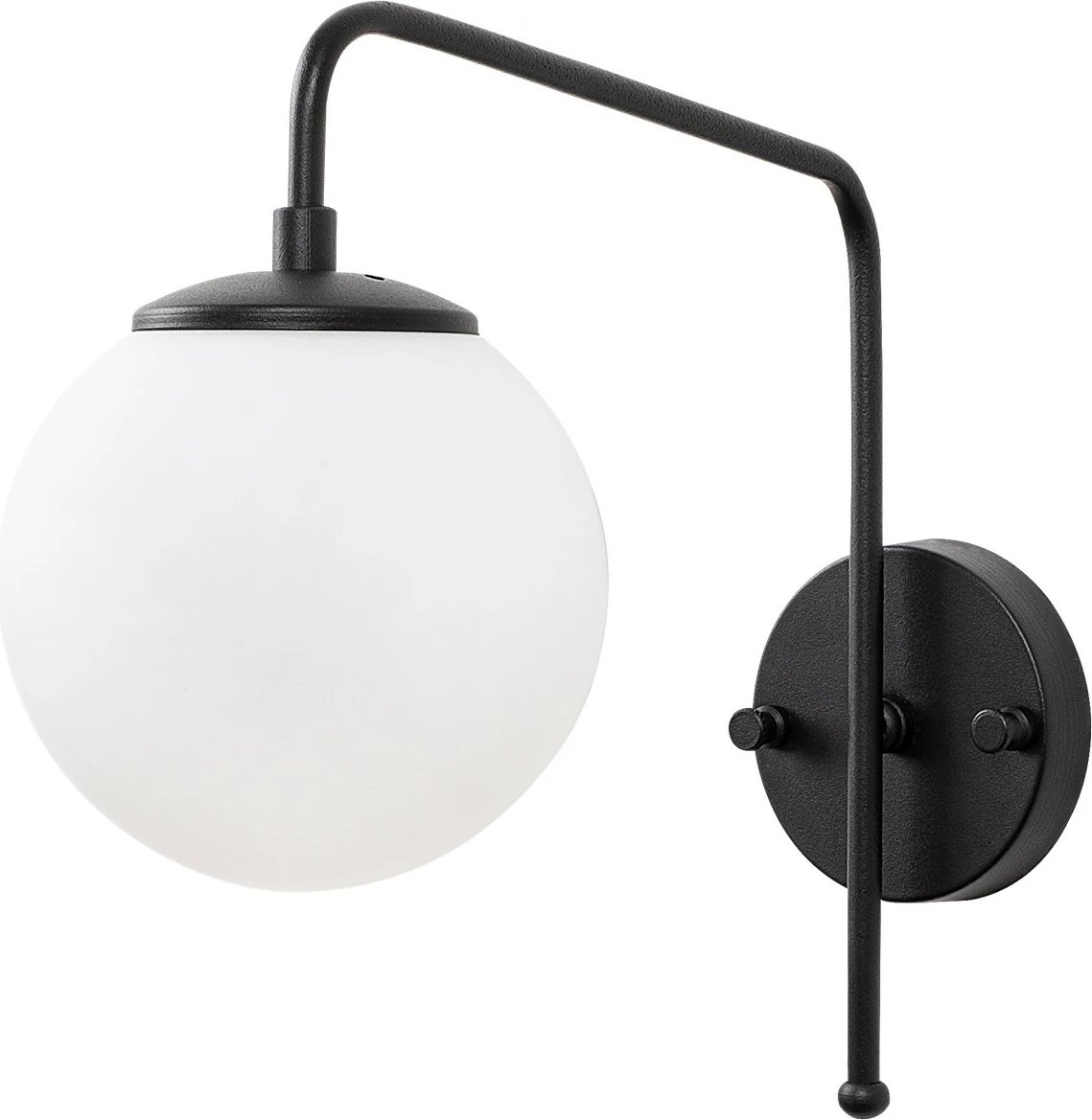 Llambë muri Opviq, Viran, e zezë dhe e bardhë, 15x32x32cm