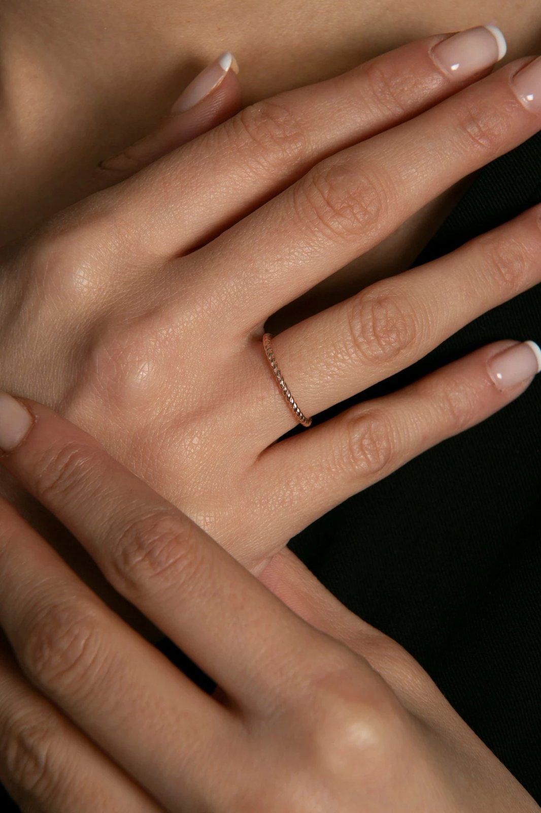 Unazë argjendi Elika Silver, ngjyrë ari rozë, FA182783