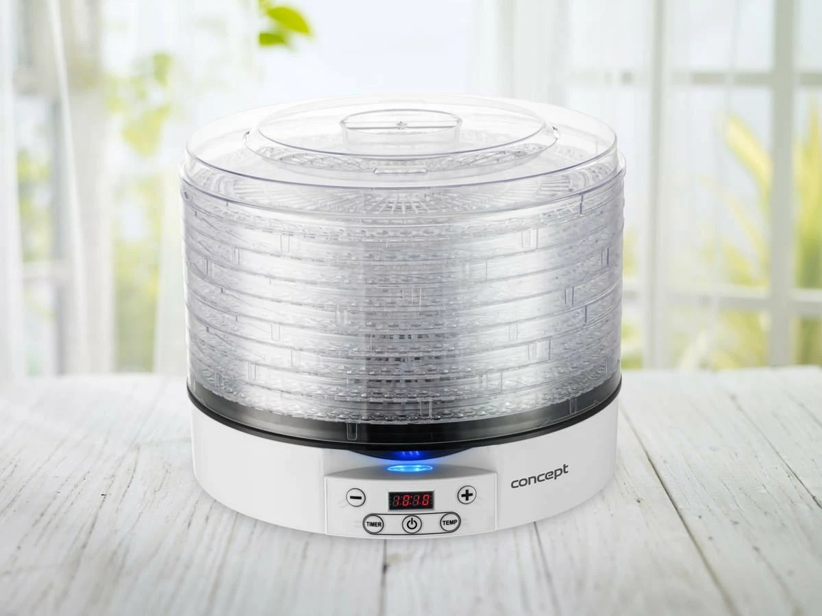 Dehidratues ushqimi Concept SO2020, 11 sita, 500 W, Transparent/Bardhë