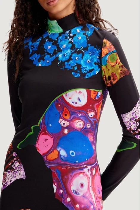 Fustan për femra Desigual, i zi 