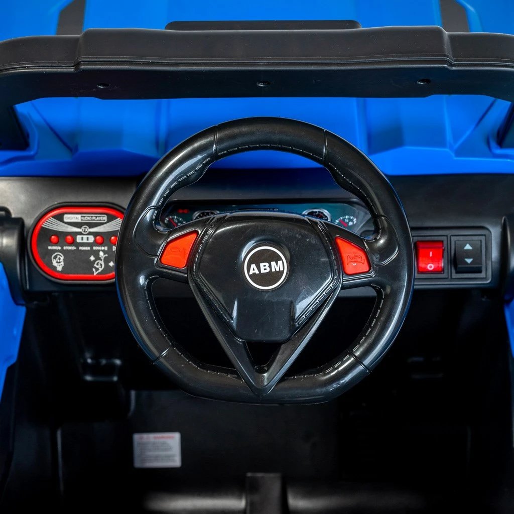 Buggy elektrik Baby Mix Space, 6V 4Ah, motorë 2x380, kapacitet 30 kg, blu