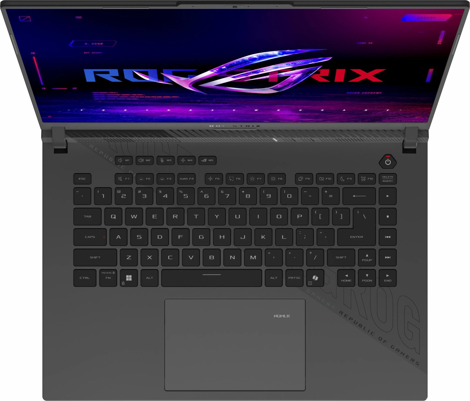 Laptop ASUS ROG Strix G16 G614FM-RV027W, R9-9955HX, RTX5060, 16GB RAM, 1TB SSD, gri