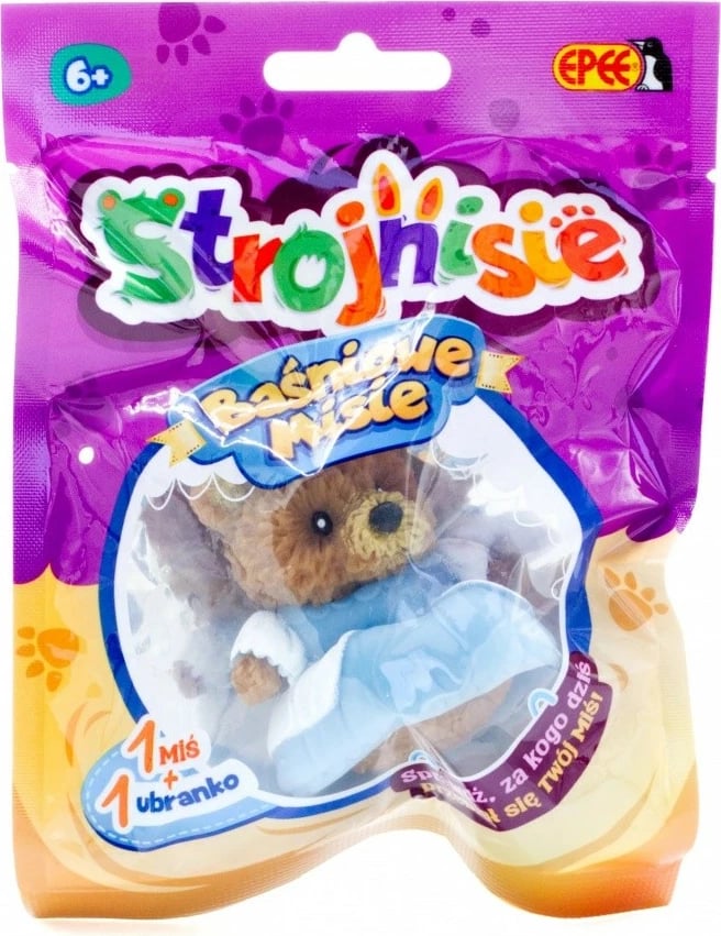Figurinë arush përrallash Epee Fashionable Fairy Tale Bears Cinderella, 15 cm, për vajza