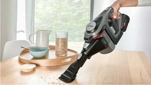 Fshesë me korrent Bosch Serie 8 BSS825MULT, 2-në-1, pa qese, Gri Fshesë me korrent Bosch Serie 8 BSS825MULT, 2-në-1, pa qese, Gri