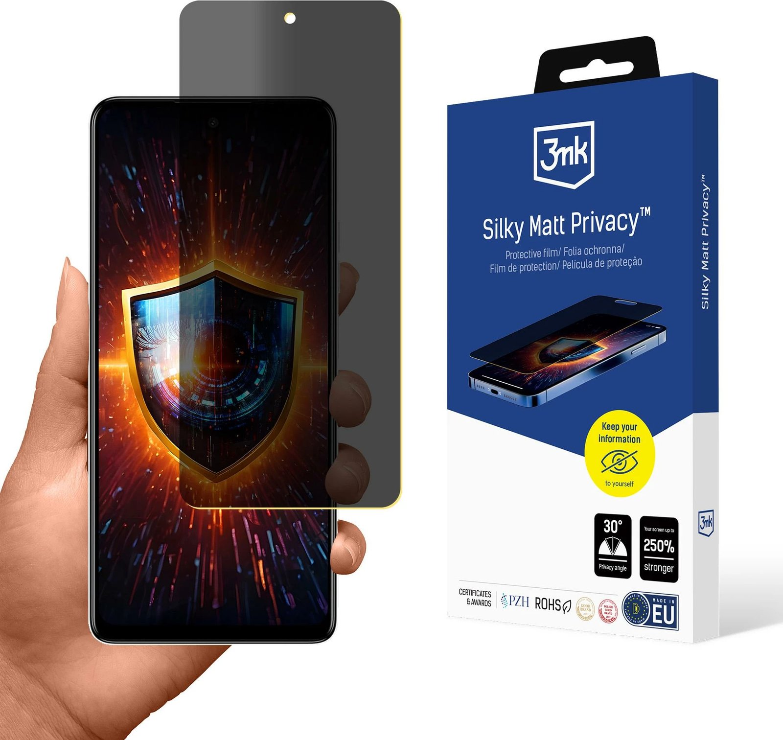 Mbështjellës privatësie mat 3mk Silky Matt Privacy për Tecno Spark 10 Pro