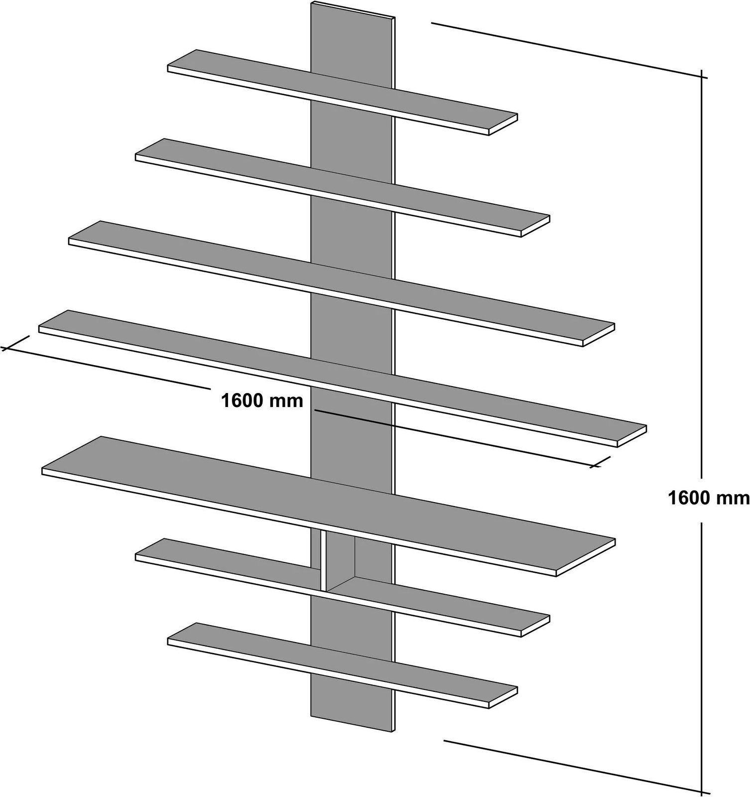 Njësi TV Hanah Home, ngjyrë zebra - e bardhë, arre