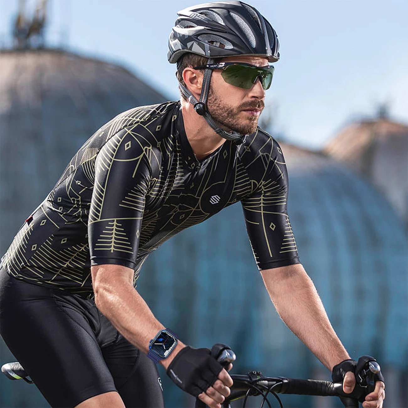 Rrip Apple Watch Hurtel Strap Triple Protection, për seri SE/9/8/7/6/5/4/3/2/1 (41/40/38mm), i zi Rrip Apple Watch Hurtel Strap Triple Protection, për seri SE/9/8/7/6/5/4/3/2/1 (41/40/38mm), i zi