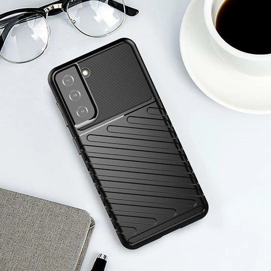 Mbështjellës Hurtel Thunder Case për Samsung Galaxy S23, silikon, i blinduar, Blu