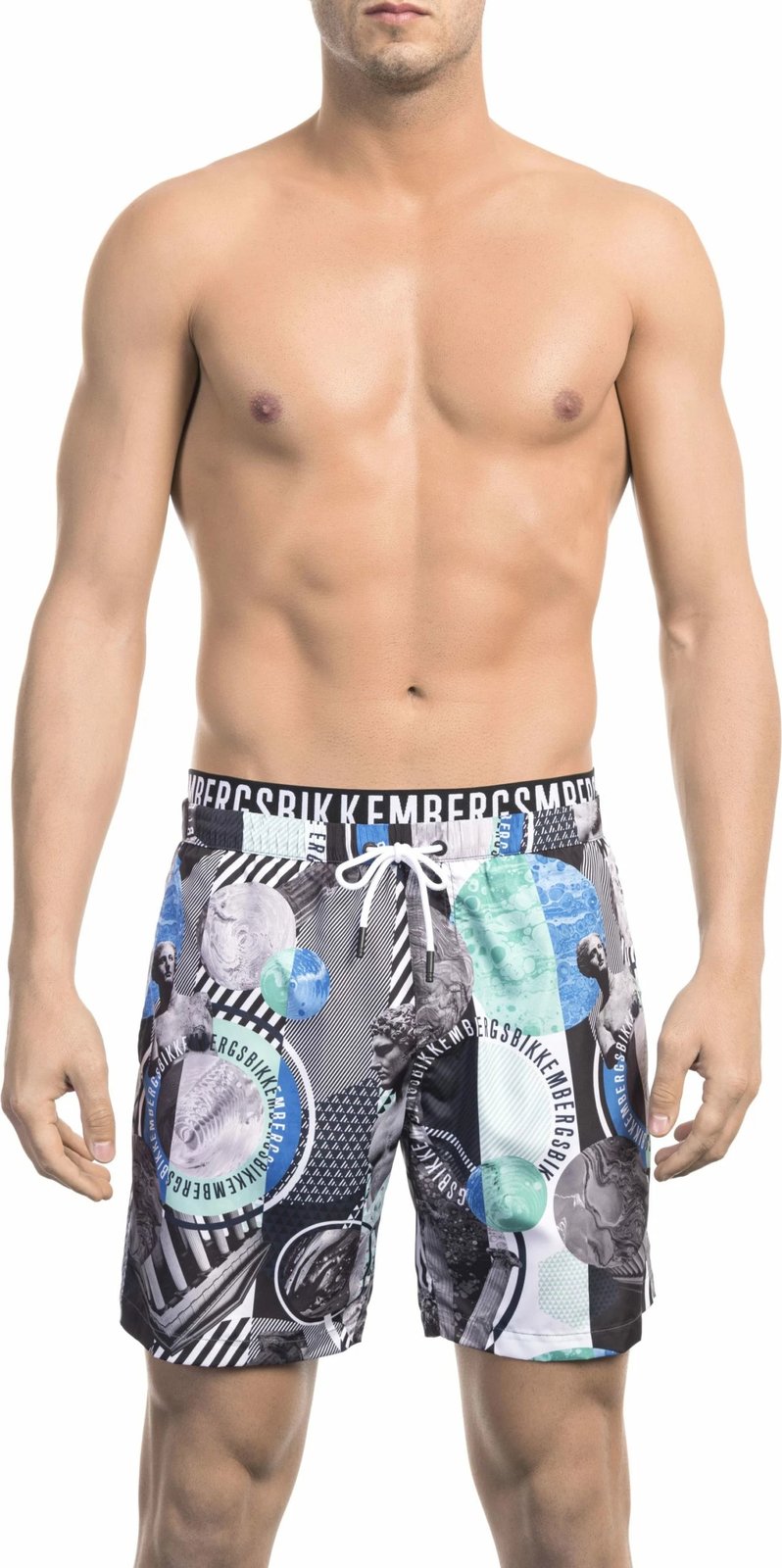 Shorce plazhi për meshkuj Bikkembergs, shumëngjyrëshe