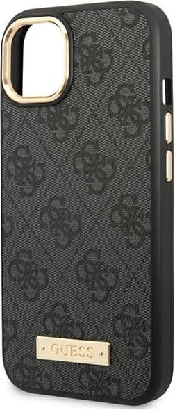 Mbështjellës Guess GUHMP14MU4GPRK për iPhone 14 Plus 6.7", MagSafe, i zi