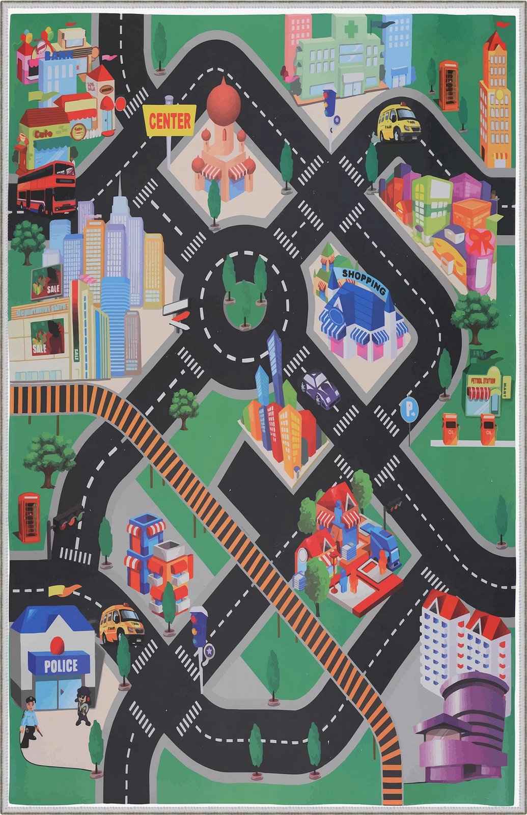 Qilim për fëmijë, shumëngjyrësh, Conceptum Hypnose, WOOKECE159, 80x120cm