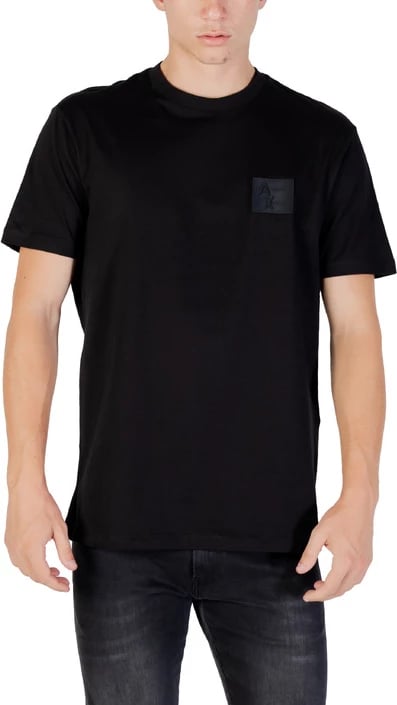 Maicë Armani Exchange për meshkuj, e zezë