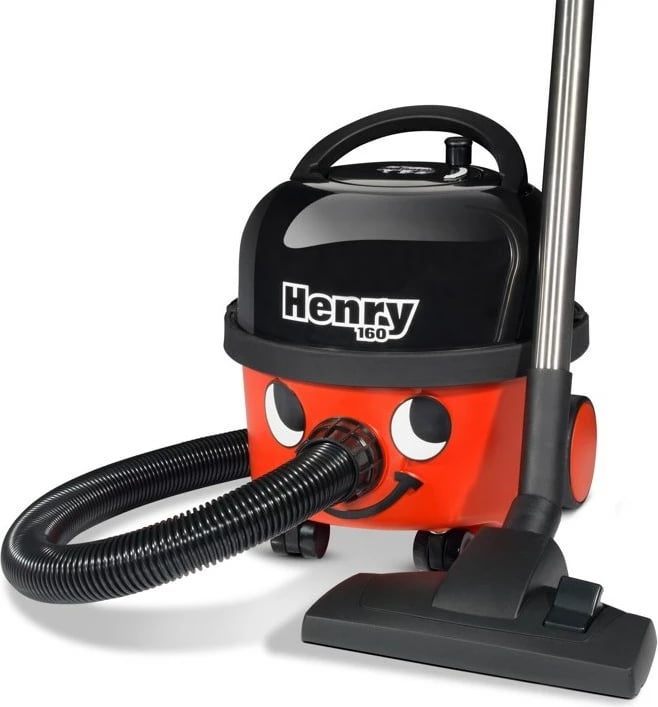 Fshesë me korrent Numatic Henry Compact, 620W, 6L, e kuqe/e zezë