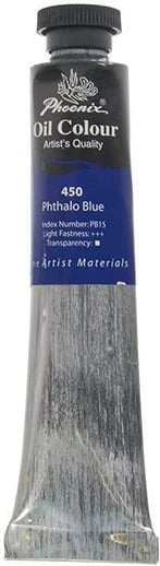 Ngjyrë vaji Phoenix 450 Phthalo Blue, tub 50ml
