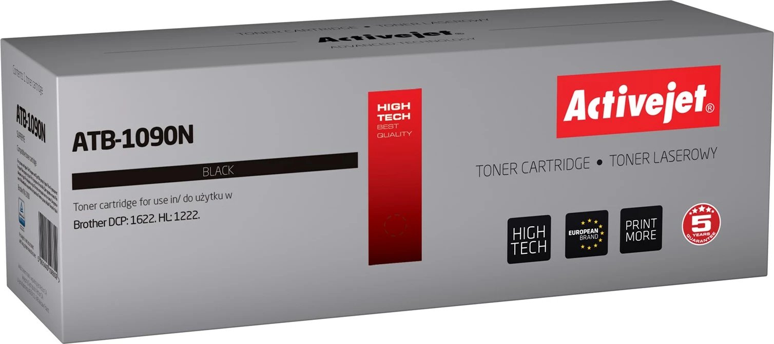 Toner zëvendësues Activejet ATB-1090N për printer Brother, i zi