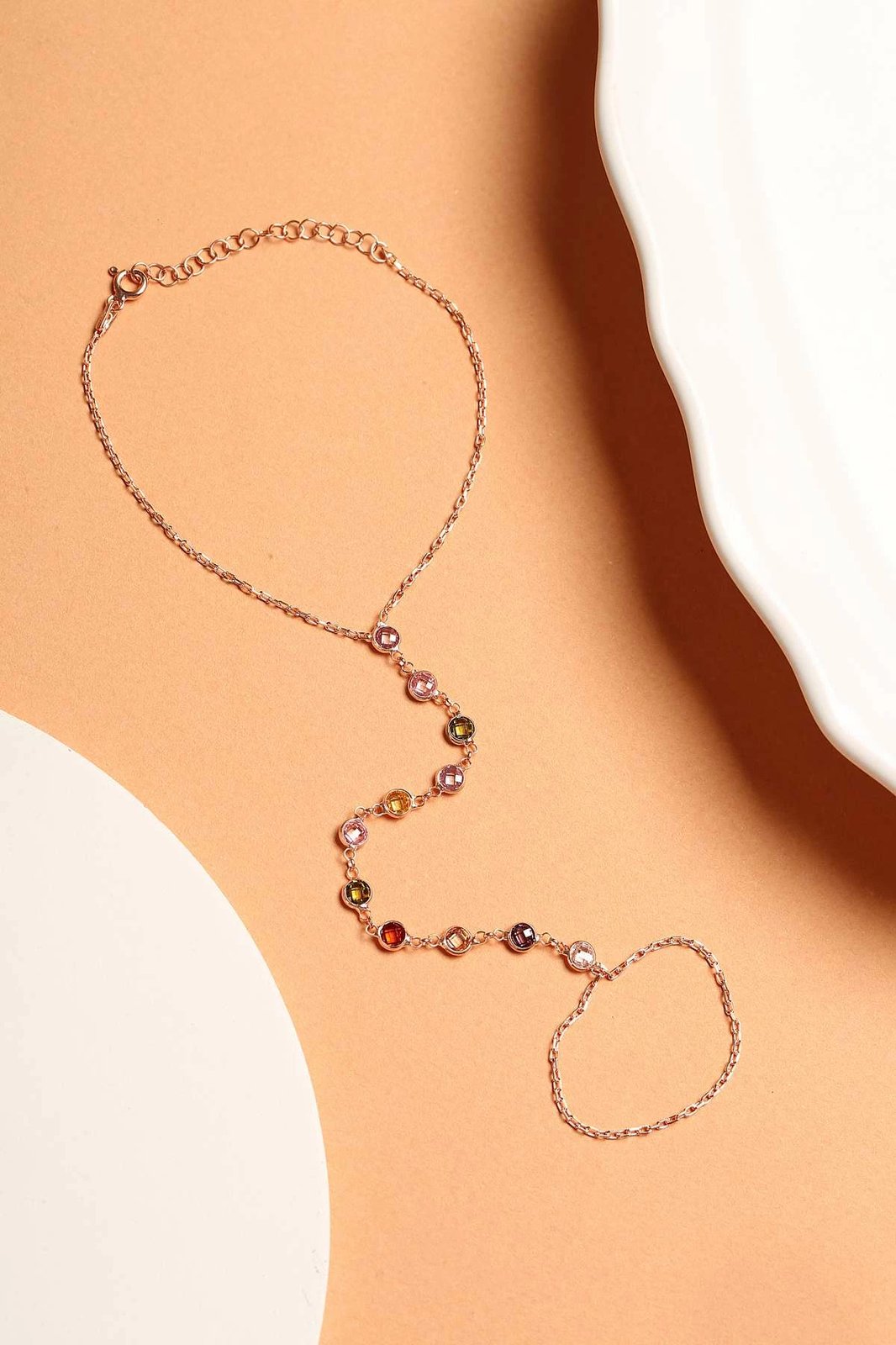 Zinxhir argjendi, ngjyrë ari rozë, Jumeon, TFNY65248R