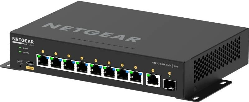 Switch Netgear GSM4210PD-100EUS, 8 porte, 1 Gbps