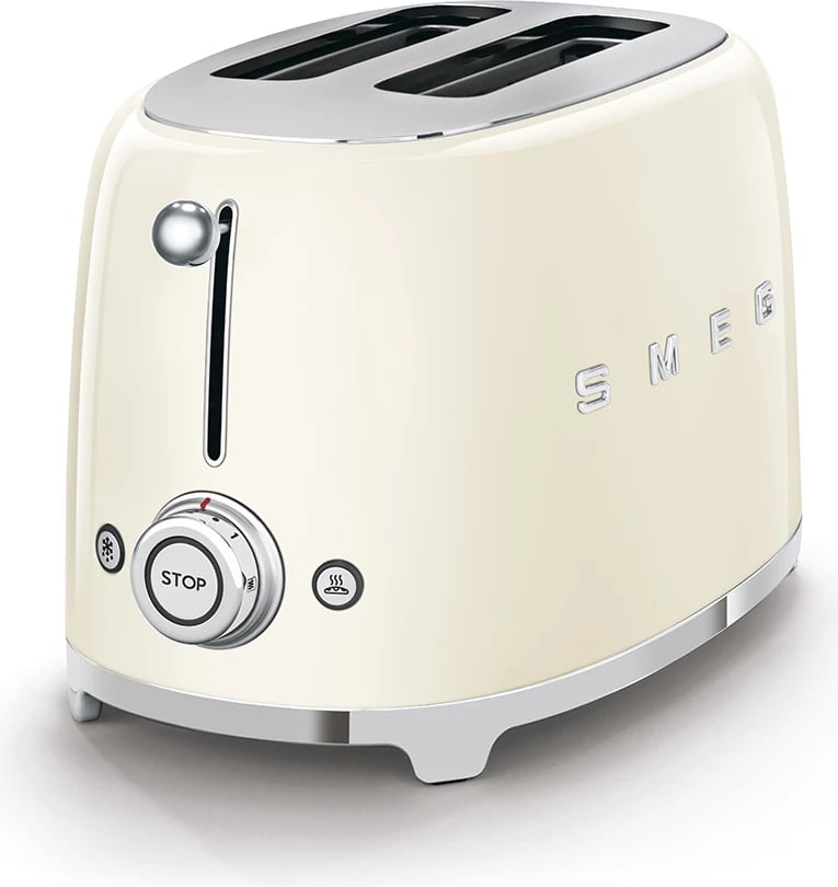 Thekëse buke SMEG TSF01CREU, bezhë