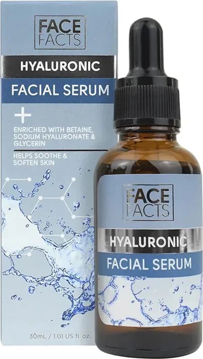 Face Facts Hyaluronic Facial Serum - 30ml
