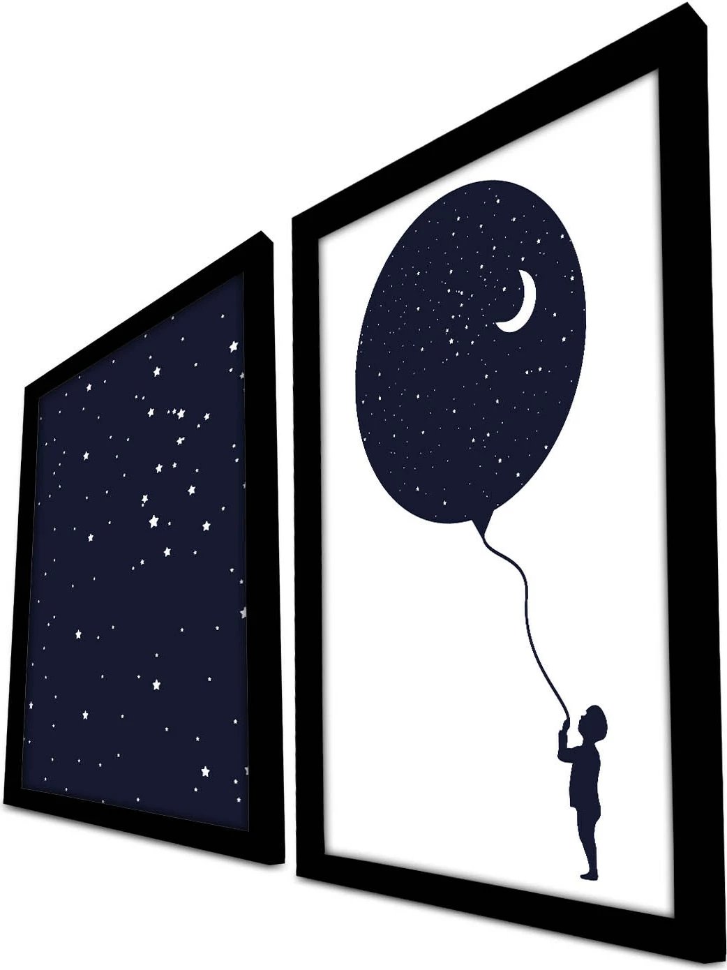 Pikturë dekorative me kornizë MDF (2 copë), Wallity, 2P3853SCT-001