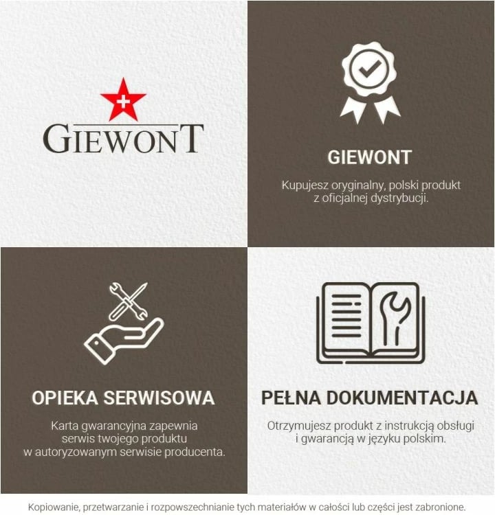 Orë dore për meshkuj Giewont, e zezë