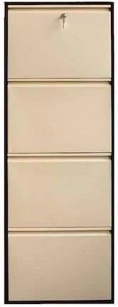 Dollap këpucësh Skye Decor Garda 4, kafe, krem