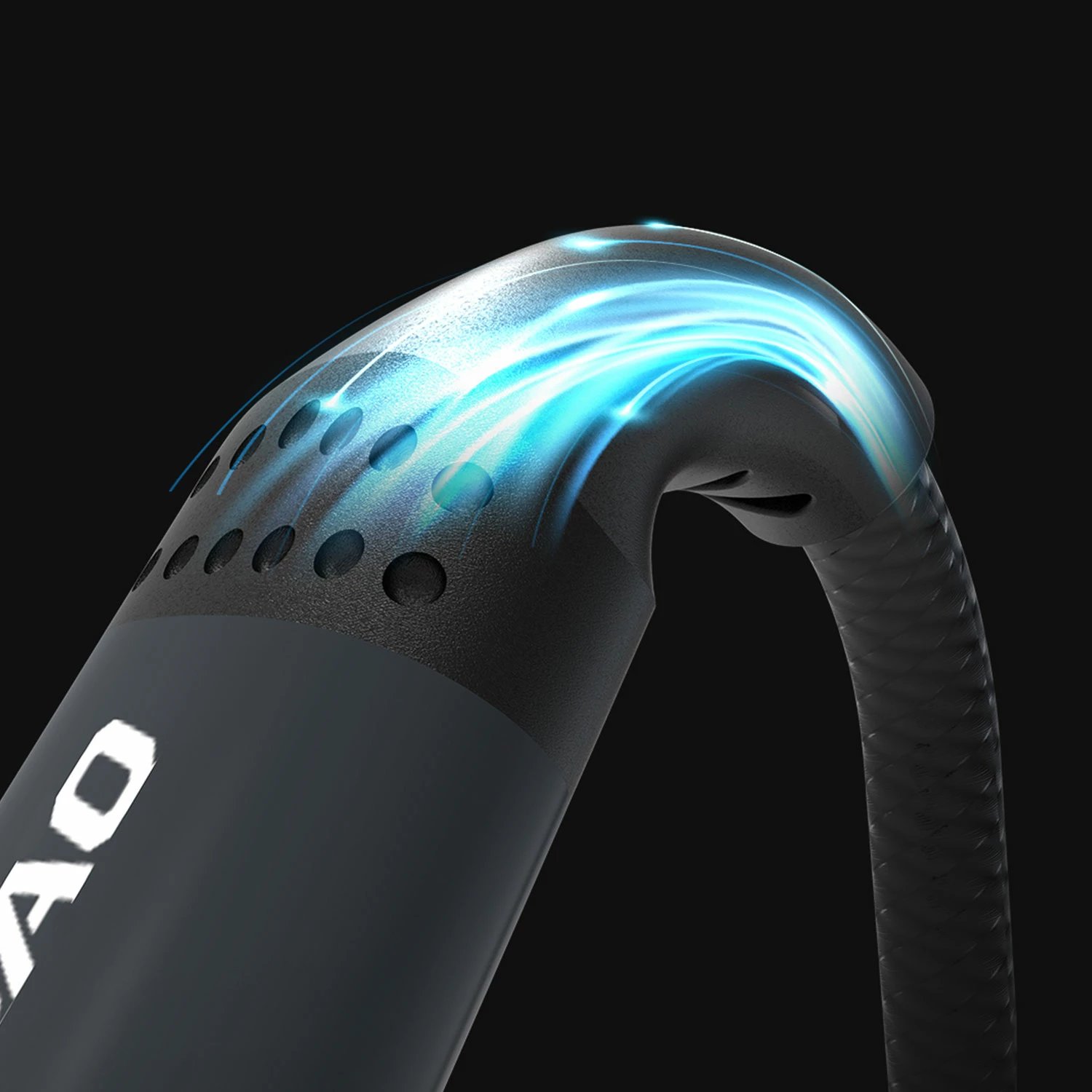 Kabllo USB-C në USB-C Dudao L3CC, 1.2m, 60W, najlon, e zezë