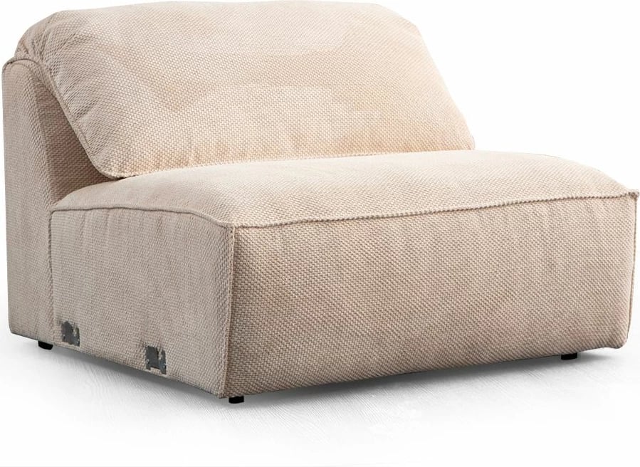 Kënd-sofë Atelier del Sofa, Flamingo Corner 3 (L1+O1+C+1,5R), krem dhe portokalli