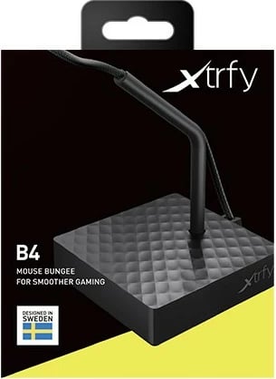 Mbajtës kabllosh Cherry XTRFY B4, tavolinë, metal, gome, silikon, e zezë